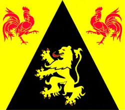 Drapeau de la province du Brabant wallon