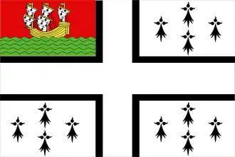 Drapeau de la ville de Nantes