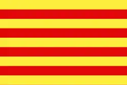 Drapeau de Pyrénées-Orientales