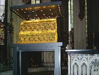 Châsse des rois mages à Cologne.