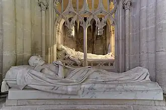 Henri Chapu, Gisants de Ferdinand-Philippe d'Orléans et de son épouse, chapelle royale de Dreux.