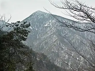 Vue en hiver.