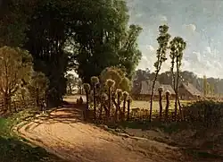 La route vers le village