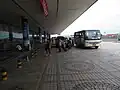 Zone d'arrivée