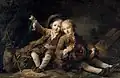 Les Enfants du duc de Bouillon en montagnards par François-Hubert Drouais (1756), collection privée.