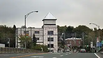 Le pont sur la rivière Saint-François.
