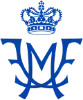 Monogramme du prince Frederik et de la princesse Mary.