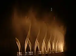 The Dubai Fountain.