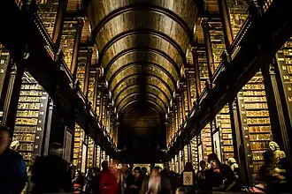 La Long Room avec du monde dedans. Septembre 2015.