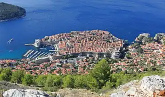 Autre vue du mont Srđ. Septembre 2017.