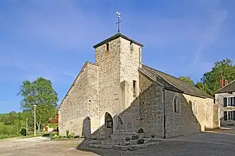 Façade et clocher-porche au nord.