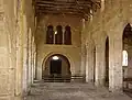 L'entrée vue de l'intérieur.