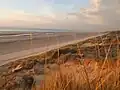 Les dunes et la plage.