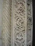 rinceau peuplé (détail)