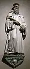 Saint Thomas en terracotta invetriata.