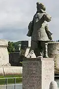 Statue d'Abraham Duquesne à Concarneau.