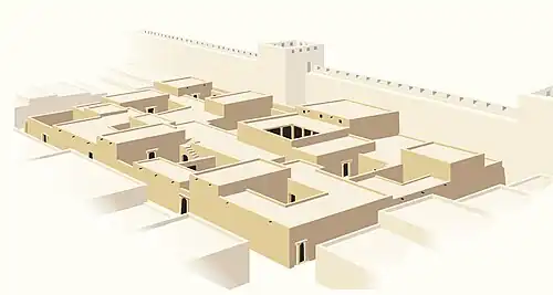 Plan en 3D d'un immeuble.