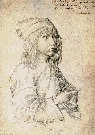 Albrecht DürerAutoportrait à l'âge de treize ans1484