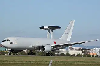 Vue de l'avion.
