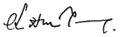 Signature de Tung Chee-hwa董建華