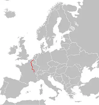 Itinéraire de la route européenne 17