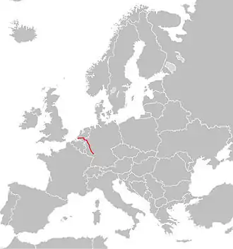 Itinéraire de la route européenne 31