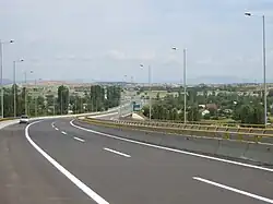 Photographie du périphérique de Skopje