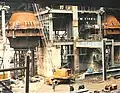 Les deux convertisseurs LWS en cours de montage en 1977.