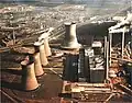 La centrale Émile-Huchet en 1978.