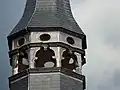 Clocher de l'église Saint-Martial en 2014.