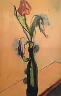 Bouquet de fleurs, 1931, aquarelle sur crayon.