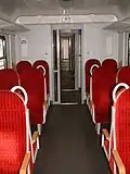 Nouvel intérieur de la version modernisée EN57-2040
