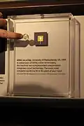 ENIAC-on-a-chip (ENIAC sur une puce), Université de Pennsylvanie, 1995, au Musée de l'Histoire de l'ordinateur