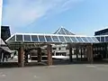 Place centrale de l'EPFL.