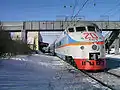 Le train à grande vitesse ЭР200 (ER200) dans Ljuban.