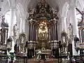 Intérieur de l'église Saint-Nicolas, Eupen (Johann Joseph Couven, 1744)