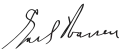 Signature de Earl Warren