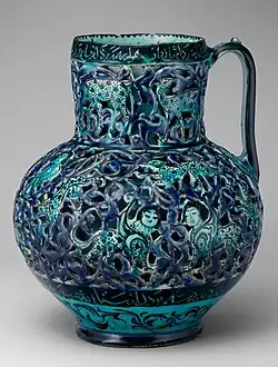 Cruchon réticulé, 1215, Metropolitan Museum of Art.