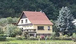 Photo couleur d'une maison