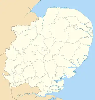 Voir sur la carte administrative d'Angleterre de l'Est
