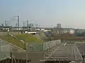 Autre vue extérieure des infrastructures.