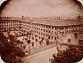 Vue générale des nouveaux bâtiments en 1890.