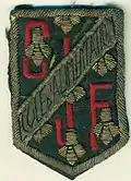 Insigne de l'École d'Alimentation des Chantiers.