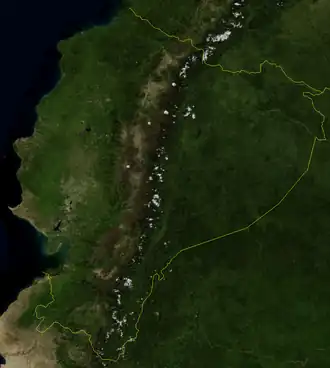 carte : Géographie de l'Équateur