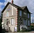 Le bâtiment de l'ancienne poste d'Écuelles.