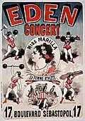 Affiche pour Miss Marilla, la femme athlète (1881)