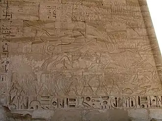 Scène de bataille.