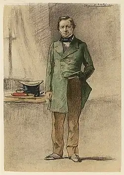 Emma, Charles Bovary et Monsieur Homais, illustrations d'Edgar Chahine pour une réédition du roman en 1935.