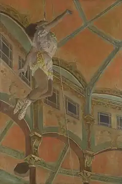 Miss Lala au Cirque Fernando de Edgar Degas (1879).
