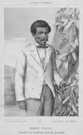 Edmond Albius, esclave dans une plantation à La Réunion. Il inventa en 1841, à l'âge de 12 ans, une méthode révolutionnaire de fécondation de la vanille. Il n'en tirera aucun profit.